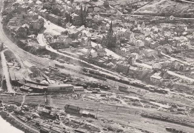 1945 Nachkriegszeit: Zerstörtes Bingerbrück