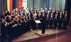 Männerchor Weiler bei Bingen: Meisterchorsingen am 15.03.1981 in Idar-Oberstein