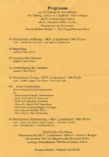 Männerchor Weiler bei Bingen: Ehrenbrief-Verleihung am 03.12.2004 durch Landrat Claus Schick