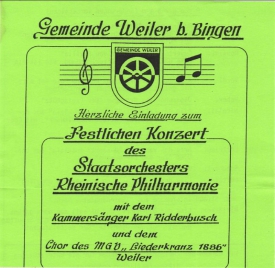 [Presse, 01.04.1989] Festliches Konzert in Weiler
