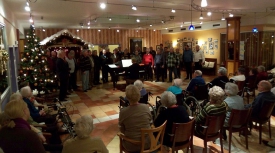 Männerchor Weiler bei Bingen singt für alte Menschen