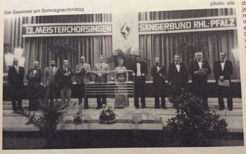 [Presse, 01.11.1985] 13. Meisterchorsingen in Weiler
