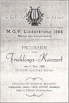 Männerchor Weiler: Frühlings-Konzert am 2. Mai 1948