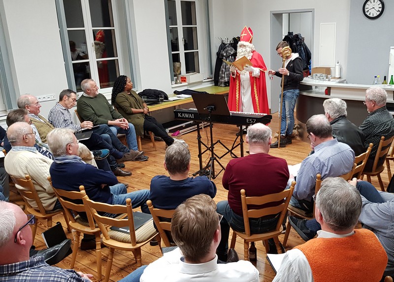 2018 St. Nikolaus beim Männerchor Weiler