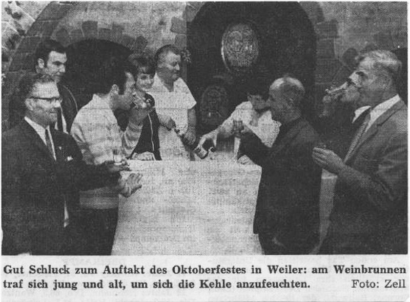 1969 Oktoberfest Weinbrunnen