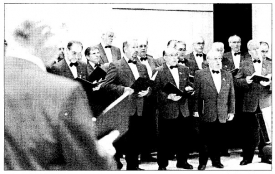 Männerchor Weiler bei Bingen: 2001 Chorkonzert mit Werkchor Böhringer am 11.05.2001 	2001 Chorkonzert mit Werkchor Böhringer am 11.05.2001 