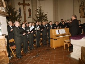 Männerchor Weiler bei Bingen: Traditionelles Weihnachtskonzert 2009